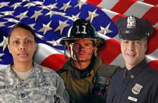 We support our local service members, police, fire and EMT